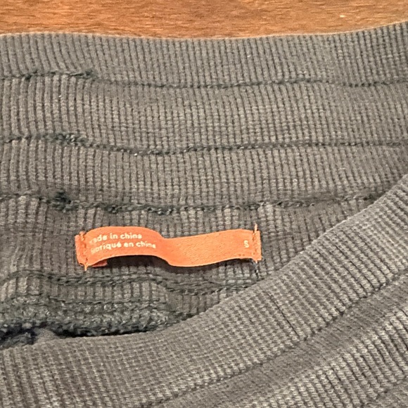 Anthropologie Pilcro Mallory Joggers Blue Washed Drawstring Ankle Pants Small - Picture 4 of 13